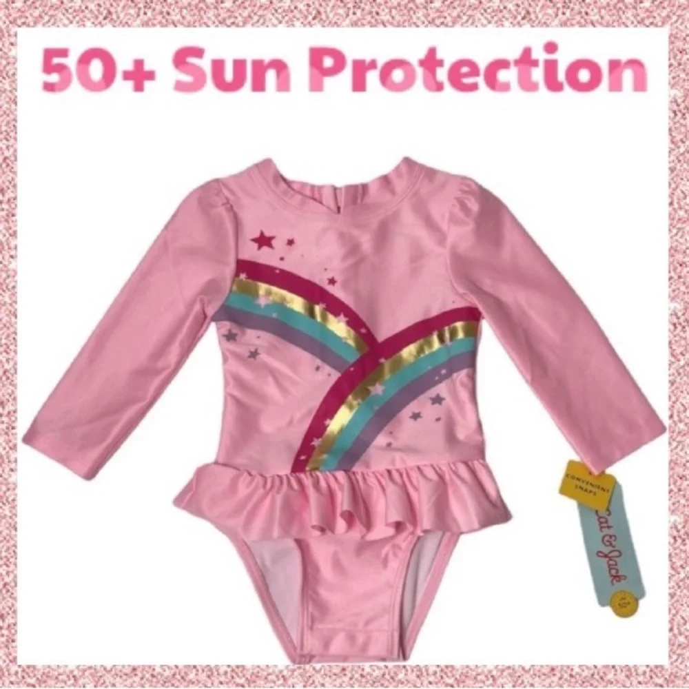 Sun Protection Swimsuit Baby Sun Play Beach Pool SPF 50 Swim Outfit Infant 12 Mo